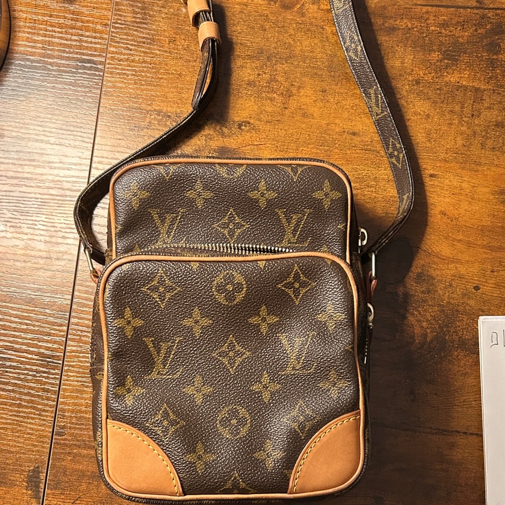 Louis Vuitton Monogram Messenger Bag in Brown and Tan